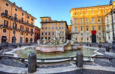 Baroque fountain in Piazza Navona