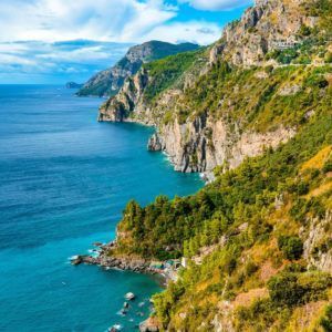 Along the coast