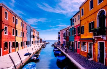 Colourful houses in Burano