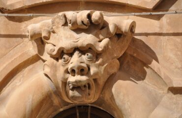 Detail of Palazzo Beneventano in Scicli (Photo credit: Paul Asman and Jill Lenoble)