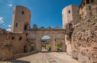 Porta Venere Gate & Properzio Towers in Spello