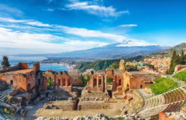 The ancient theatre in Taormina