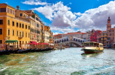 The Grand Canal & Rialto Bridge in Venice