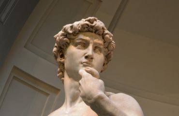Detail of Michelangelo's 