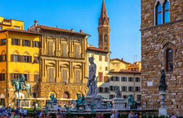 Piazza della Signoria & the Fountain of Neptune in Florence